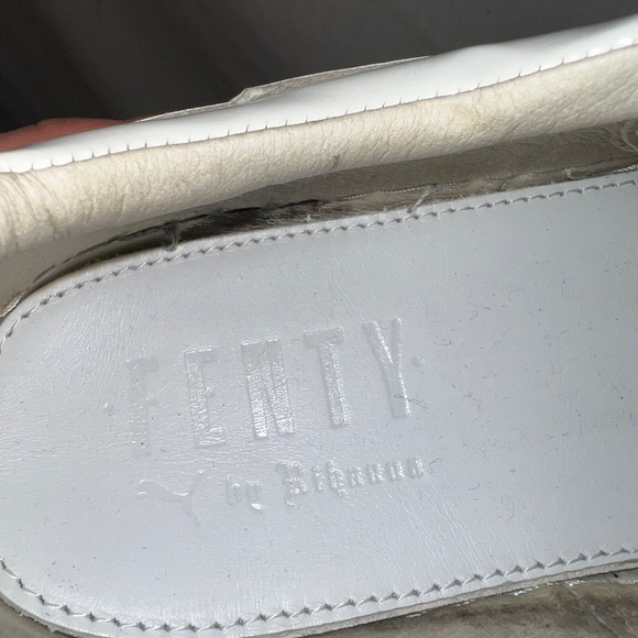 FENTY PUMA by Rihanna - Men's 12US Creepers - Glo White Patent Leather - RARE!!! - Picture 11 of 13